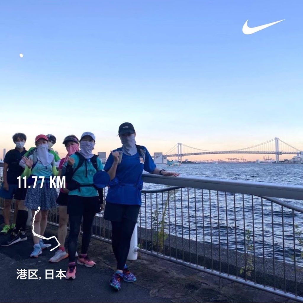 RUN+ レインボーブリッジ サンセットラン