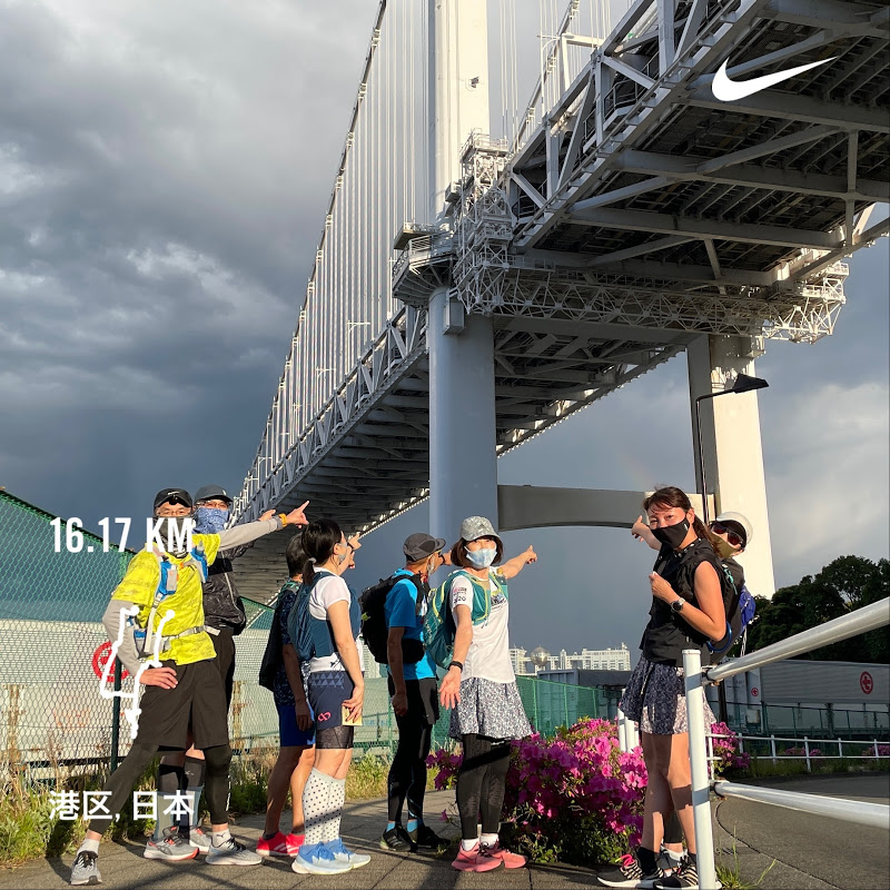 RUN+ ランプラス 架け橋 虹 にじ レインボー ランニング マラソン 女性 楽しい 都内 イベント